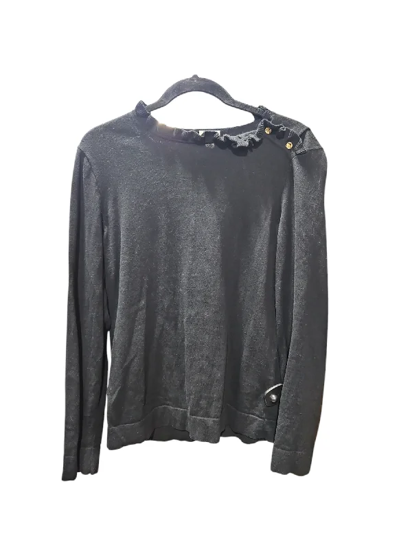 Top Long Sleeve By J. Crew In Black, Size: L