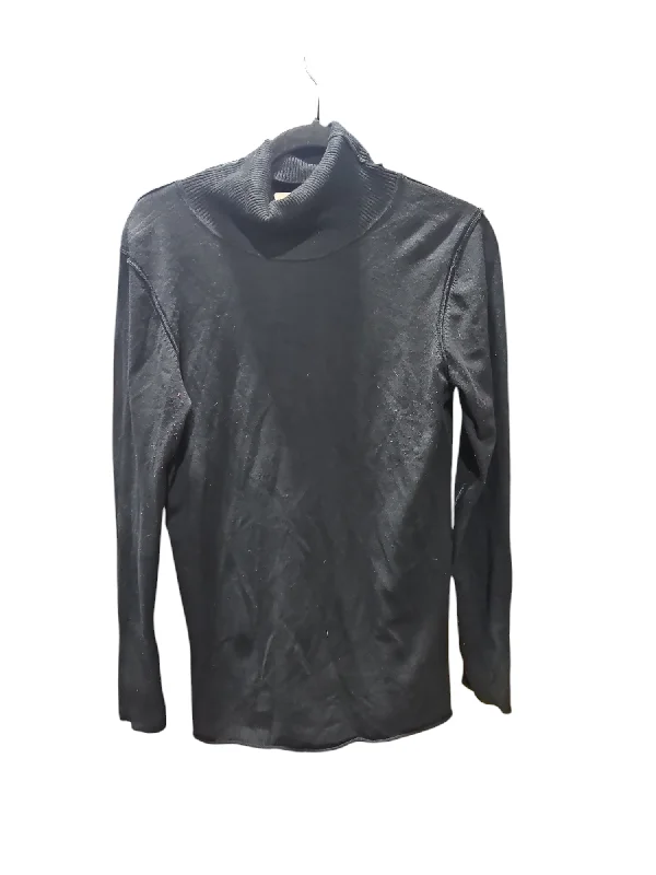 Top Long Sleeve By Philosophy In Black, Size: L