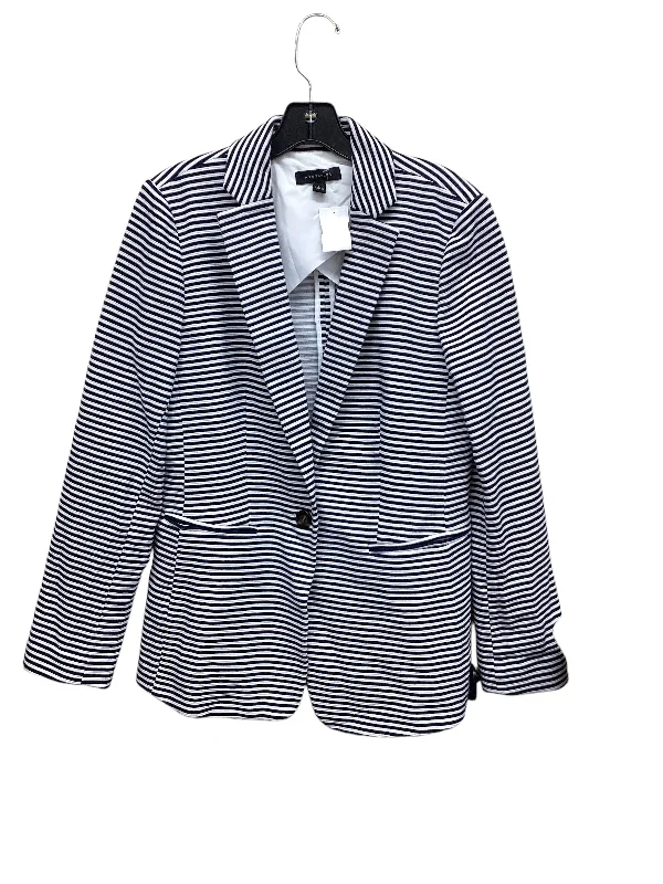 Blazer By Ann Taylor In Striped Pattern, Size: 6