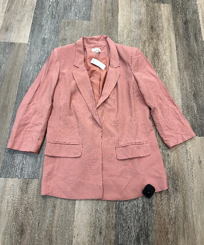 Blazer By Loft In Pink, Size: 10