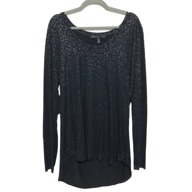 Tunic Long Sleeve By White House Black Market In Black, Size: Xl