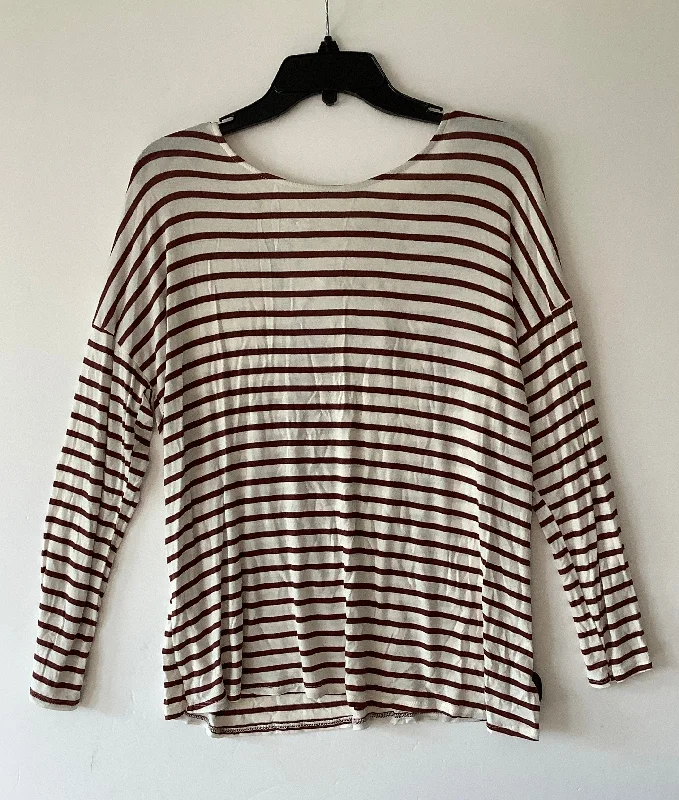 Top Long Sleeve By White Birch In Striped Pattern, Size: Xl