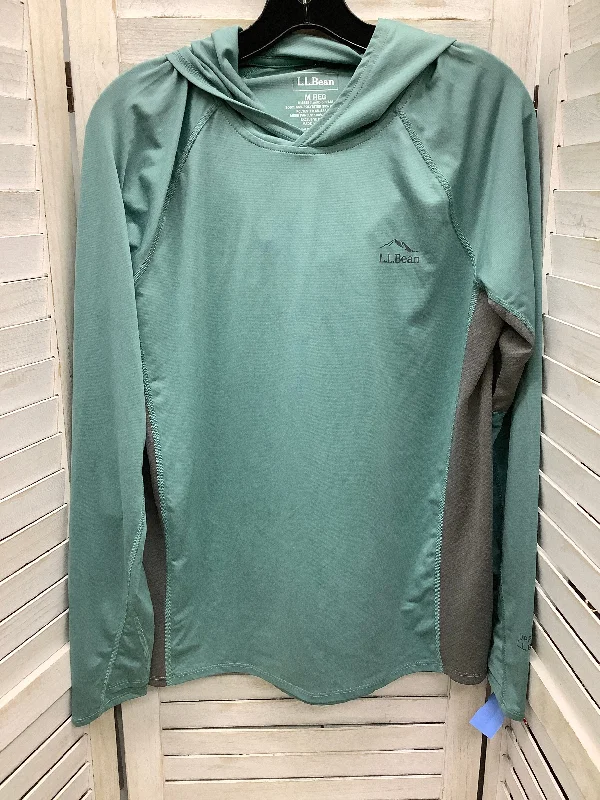 Top Long Sleeve By L.l. Bean In Green, Size: M