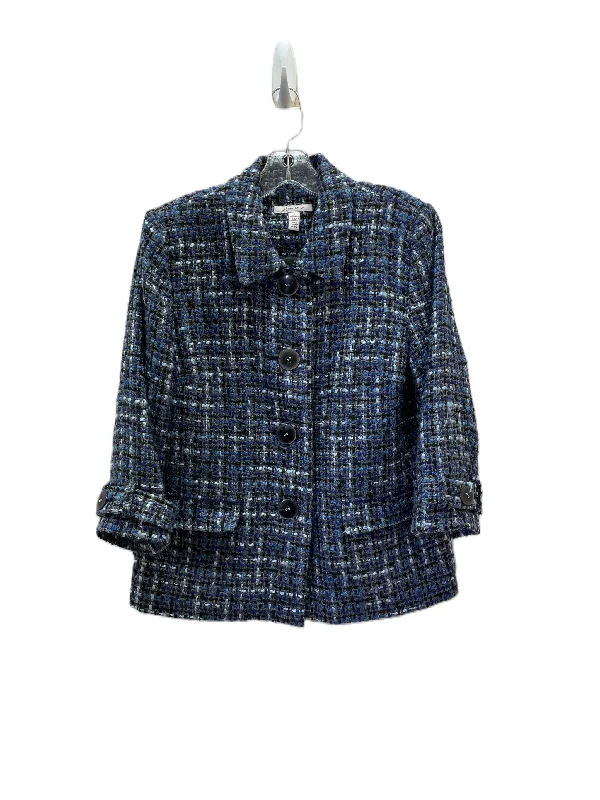 Blazer By Jm Collections In Blue, Size: M