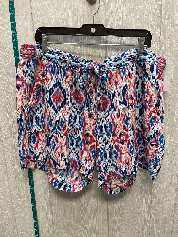 Blue Red & White Shorts St Johns Bay, Size 18