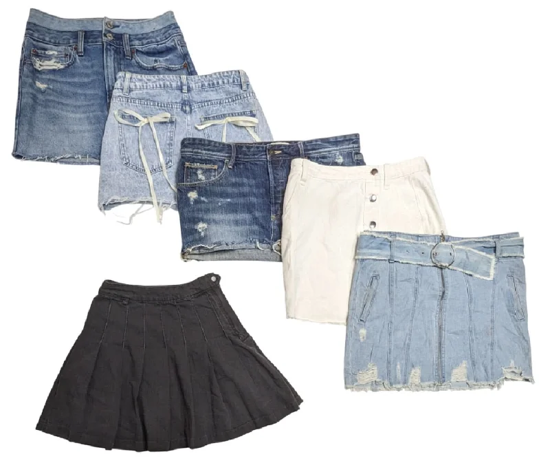 Denim Mini Skirts 66 pcs 45 lbs B1127521-21