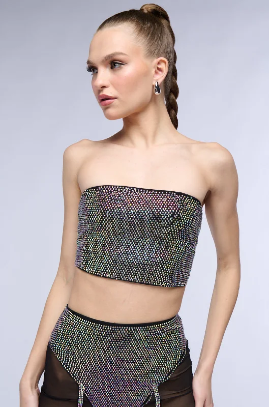 DYNAMITE EMBELLISHED STRAPLESS TOP