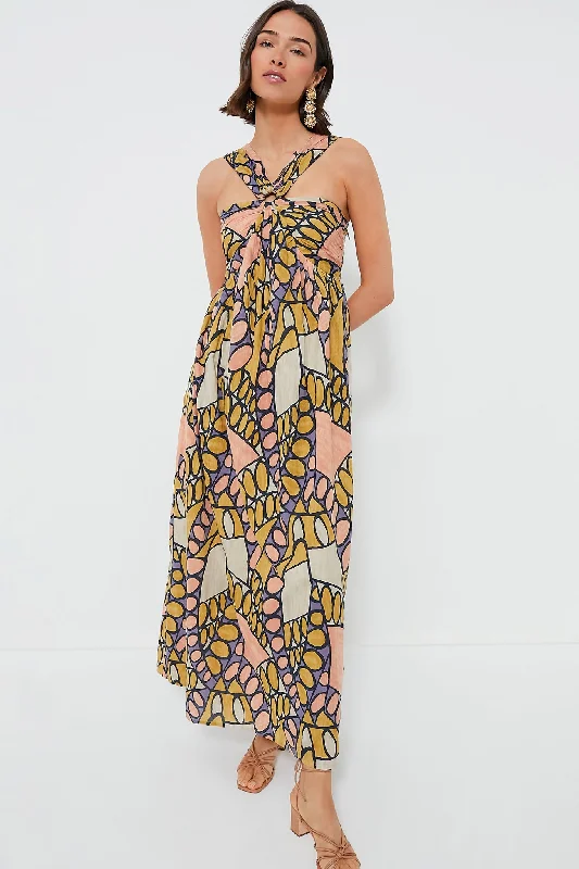 Saguaro Print Zola Maxi Dress