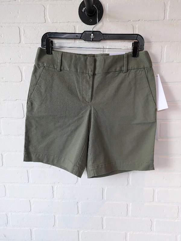 Green Shorts Loft, Size 4