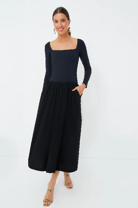 Black Deeda Maxi Dress