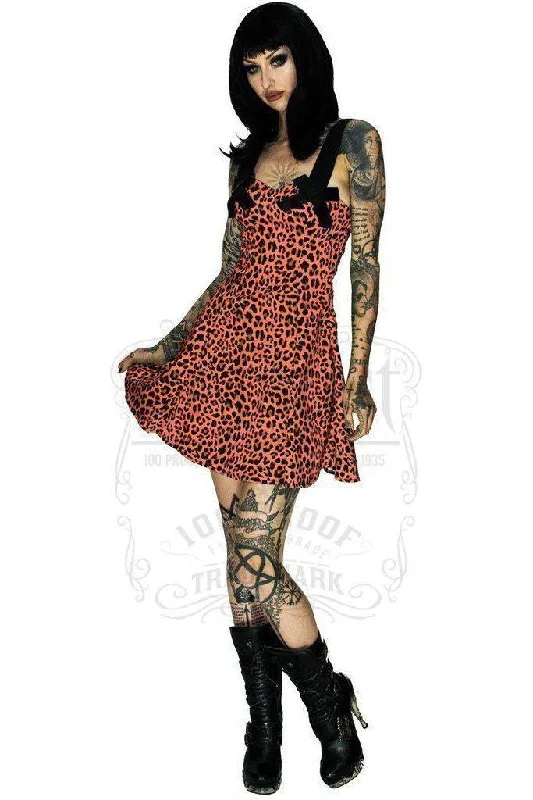 Fire Leopard Mini Dress - Jessica