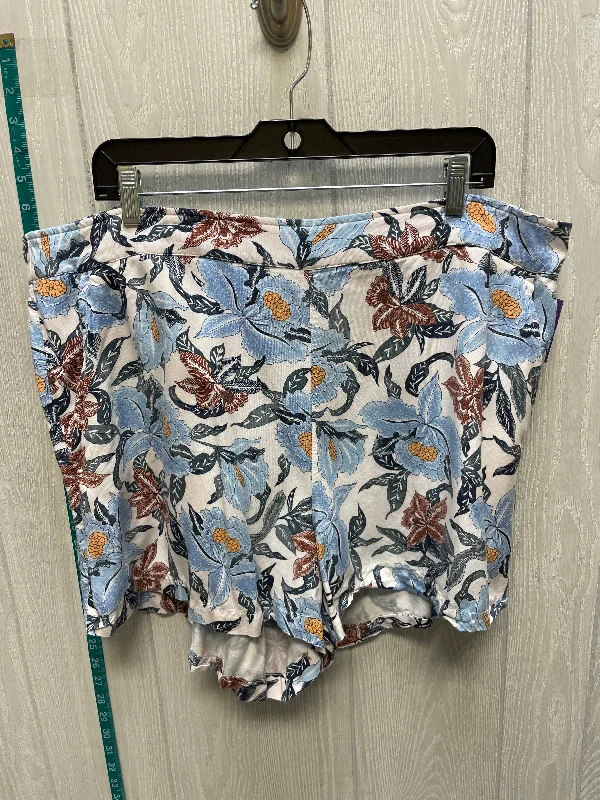 Floral Print Shorts Old Navy, Size 2x