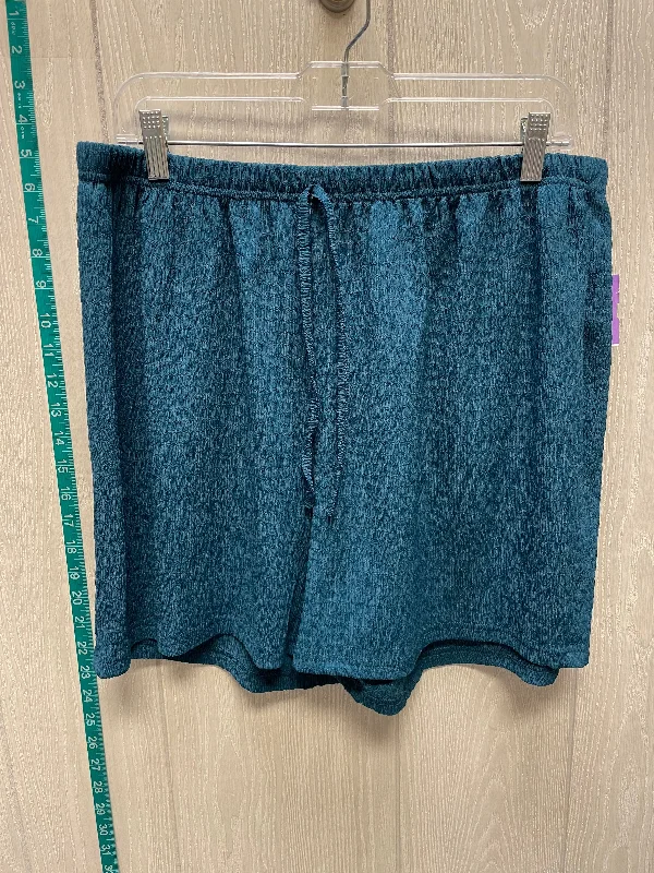 Teal Shorts Cme, Size 20