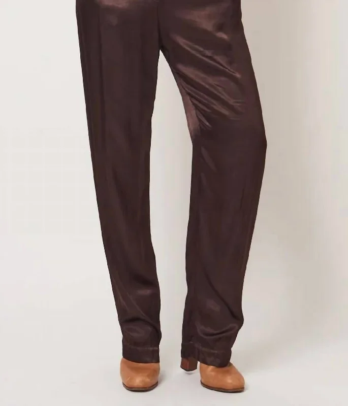 Bianca Pant In Chocolate