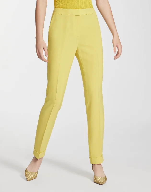 Finesse Crepe Clinton Cuffed Pant