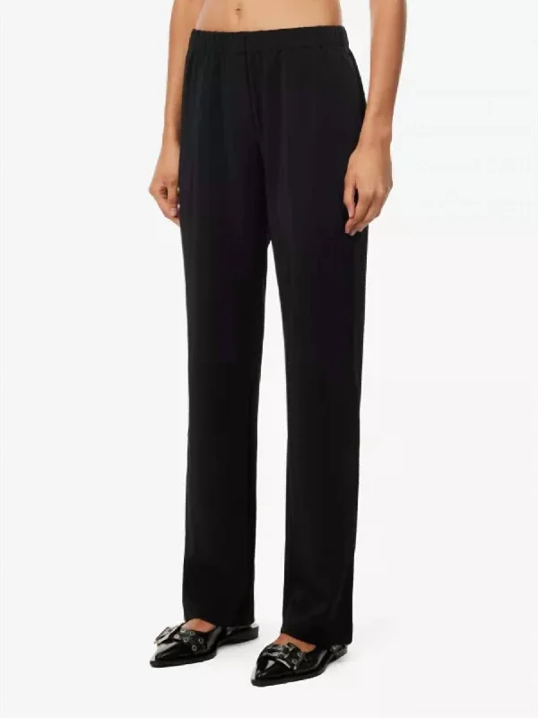 Hoys Straight Pant In Black