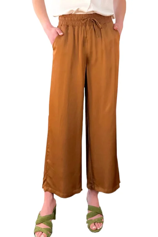 Orti Pant In Summer Brown