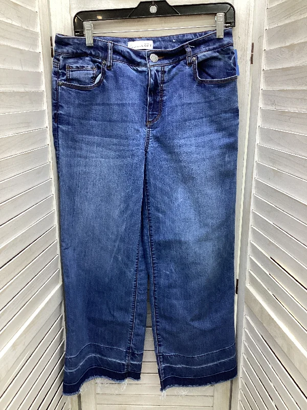 Jeans Boyfriend By Loft In Blue Denim, Size: 6