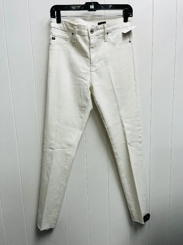 Jeans Skinny By Adriano Goldschmied In White, Size: 6