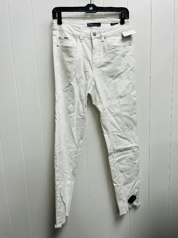 Jeans Skinny By French Dressing In White, Size: 4