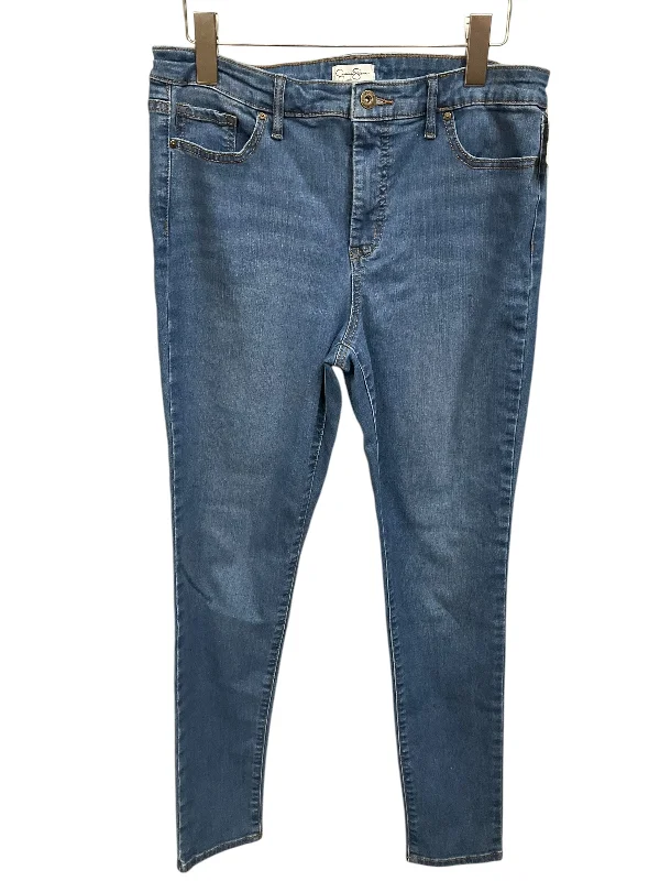 Jeans Skinny By Jessica Simpson In Blue Denim, Size: 10