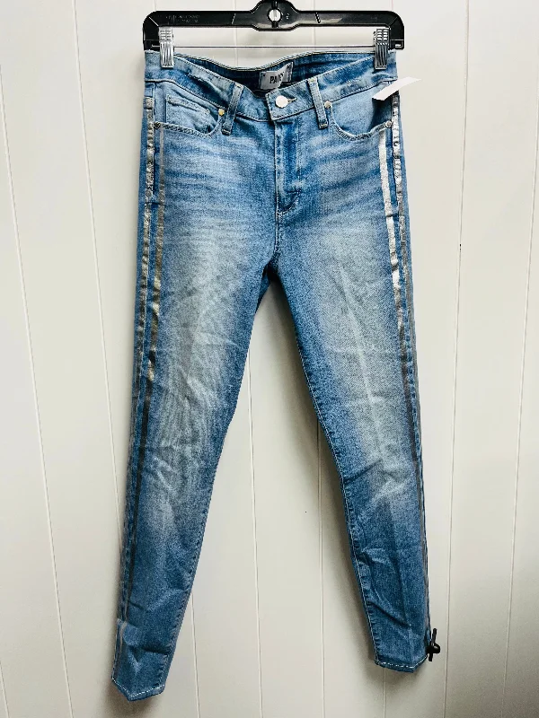 Jeans Skinny By Paige In Blue Denim, Size: 6