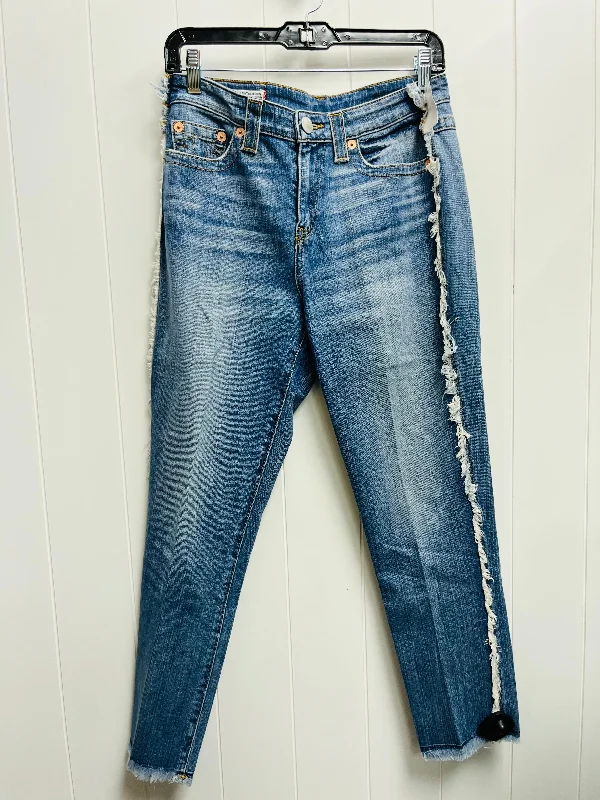 Jeans Skinny By True Religion In Blue Denim, Size: 6