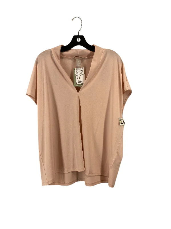 Top Short Sleeve By H&m In Pink, Size: Xl