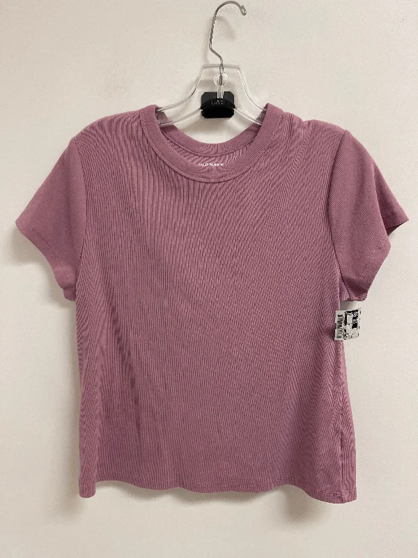 Top Short Sleeve By Old Navy In Purple, Size: Xl