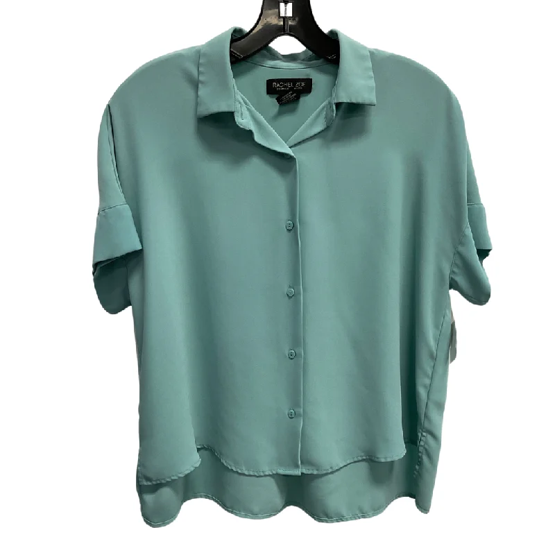 Top Short Sleeve By Rachel Zoe In Aqua, Size: Xs